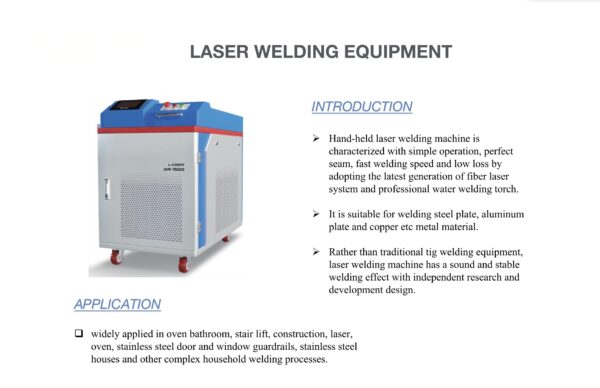 Laser Welding Machine 1500 W